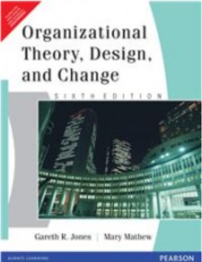 ORGANIZATIONAL THEORY DESIGN &CHANGE